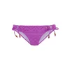 LASCANA Bikini hlačke rjava/zlata/lila