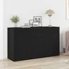 Kreveta Crni hrast 120 x 36 x 69 cm Konstruirano drvo