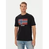 Napapijri Majica S-Flag Tiki Ss NP0A8A6I9411 Črna Regular Fit