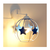 Dečija zidna lampa STARS 1xE27/15W/230V plava/bela