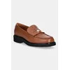 Usnjeni mokasini Tommy Hilfiger CREST SQUARISH TOE PENNY LOAFER