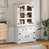 Kreveta Corona Bijelo 100 x 48,5 x 179 cm Čvrsto borovo drvo