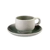 Evviva Set skodelica za črno kavo Stones 100ml/4 kos/zelena/keramika