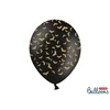 PartyDeco Baloni 30 cm, netopirji, pastelno črni (1 paket/6 kosov)