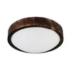 LED plafonsko svetlo OAK SMOKY SLIM LED/20W/230V 4000K prečnik 27 cm hrast/tamno braon