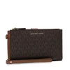 Velika ženska denarnica MICHAEL Michael Kors Jet Set 34F1GJ6W4B Brown