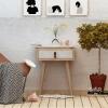 Hanah home Polica 40x65,6x35cm Hrast-Bela
