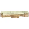 Set vanjskih sofa s jastukom 7 pcs Bijela i krem