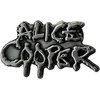 Alice Cooper Dripping Logo Silver Odznak 38 x 23 mm