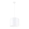 Sollux SL.1403 - Luster na sajli NOVA 1xE27/15W/230V, prečnik 30 cm, bela