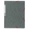 Kartoteke z gumico A4 400 g/m2 - sive