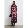 Medicine obleka A-kroja z viskozo
