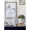 Aberto Design Vaza DKR0475, 13x13x29 cm, Bela