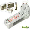 shumee Lindy USB blokatorji, paket 4, beli, 40454