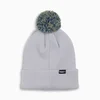 PUMA FC Pom Pom Beanie Hat Youth, Silver Mist