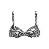 BUFFALO Bikini zgornji del ecru / črna
