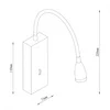 SOLEA 47 ZIDNA LAMPA 3W 3000K CRNA