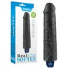 9.5” REAL SOFTEE Rechargeable Vibrating Dildo