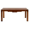 Casa Padrino Luxury Vintage Style Dining Table Dark Brown 180 x 93.5 x H. 78 cm - Rectangular Solid Wood Dining Room Table - Dining Room Furniture - Vintage Style Furniture - Luxury Furniture