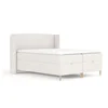 Kremno bela boxspring postelja s prostorom za shranjevanje 160x200 cm Monpelli – Maison de Reve