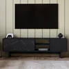 HANAH HOME TV polica Ravello Black Marble