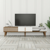 HANAH HOME Milan Alt Walnut White