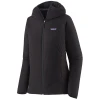 Ženska jakna s kapuco Patagonia Nano-Air Light Hybrid, črna (S)