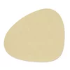 Pogrinjek CURVE NUPO 37 x 44 cm, limonin sorbet, usnje, LIND DNA