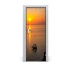 tulup.si Samolepilni tapete na vratih Sunset morje 75x205 cm