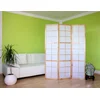 Homestyle4U Pregrada za prostor, Shoji 3-delna, 132x2,2x175 cm, rjava