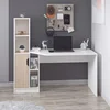 Hanah Home radni sto Viora, 150 cm, beli / orah