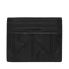 Etui za kreditne kartice Calvin Klein Xl Emblem Aop Emboss Card Case LV04D1174G Črna