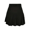 Womens viscose miniskirt black
