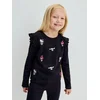 Sinsay - Komplet: majica i helanke sa viskozom Hello Kitty and Friends - tamno siva