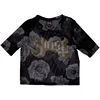 Ghost Majica Logo & Roses Ladies Black XS