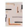 Oranžno-kremno bela preproga 140x200 cm Linea – Bonami Selection