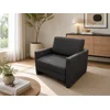 Grand Sistem 001 Fotelja White, 80x100x85 cm, Tamnosiva