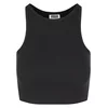 Womens cropped top black