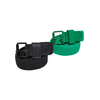 Set of elastic bands for children black/bodegagreen