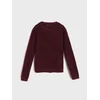 Sinsay - Džemper sa krznom - burgundy