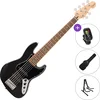 Fender Squier Affinity Series Jazz Bass VI LRL SET Black Metallic 6 strunska bas kitara