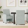 Blagovačke stolice s kotačima 2 pcs Svjetlosiva 58 x 65 x 98 cm
