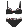 LASCANA Bikini  mešane barve / črna