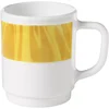 Bormioli Rocco skodelica z ročajem Careware 250 ml, rumena (12 kos)