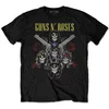 Guns N Roses Majica Pistols & Roses Unisex Black S