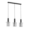 Luster na sajli CELIA 3xE27/60W/230V crna