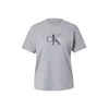 Calvin Klein Jeans Majica CLSSC pegasto siva/črna/bela
