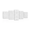 5-delna slika s kaleidoskopskim vzorcem - 200x100