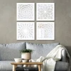 Wallity Set ogledala BYZ7436502136122, Beli