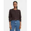 Tommy Hilfiger Pletena jopica WW0WW52191 Temno rjava Regular Fit